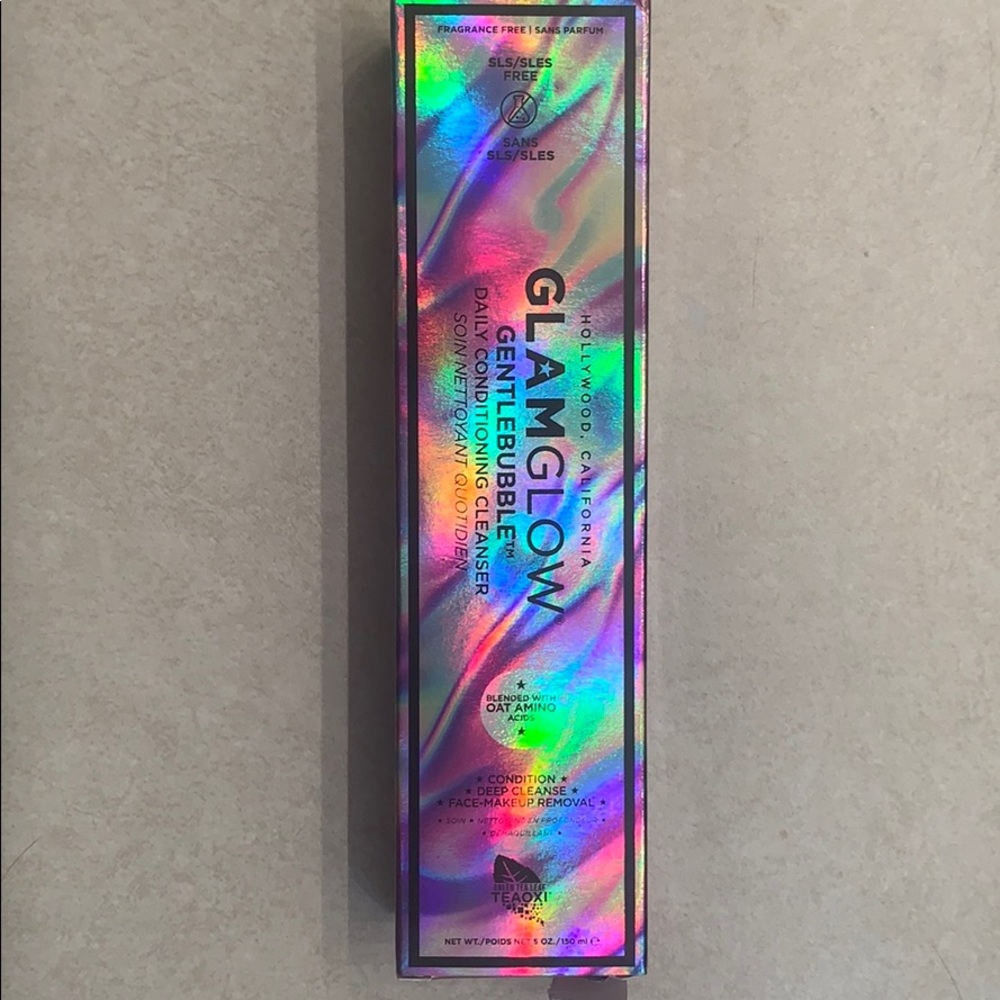 GlamGlow gentle bubble face cleanser!